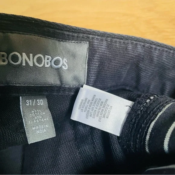 Bonobos Men’s Navy Corduroy Pants 31x30 Straight Fit 5 Pocket - Picture 5 of 13